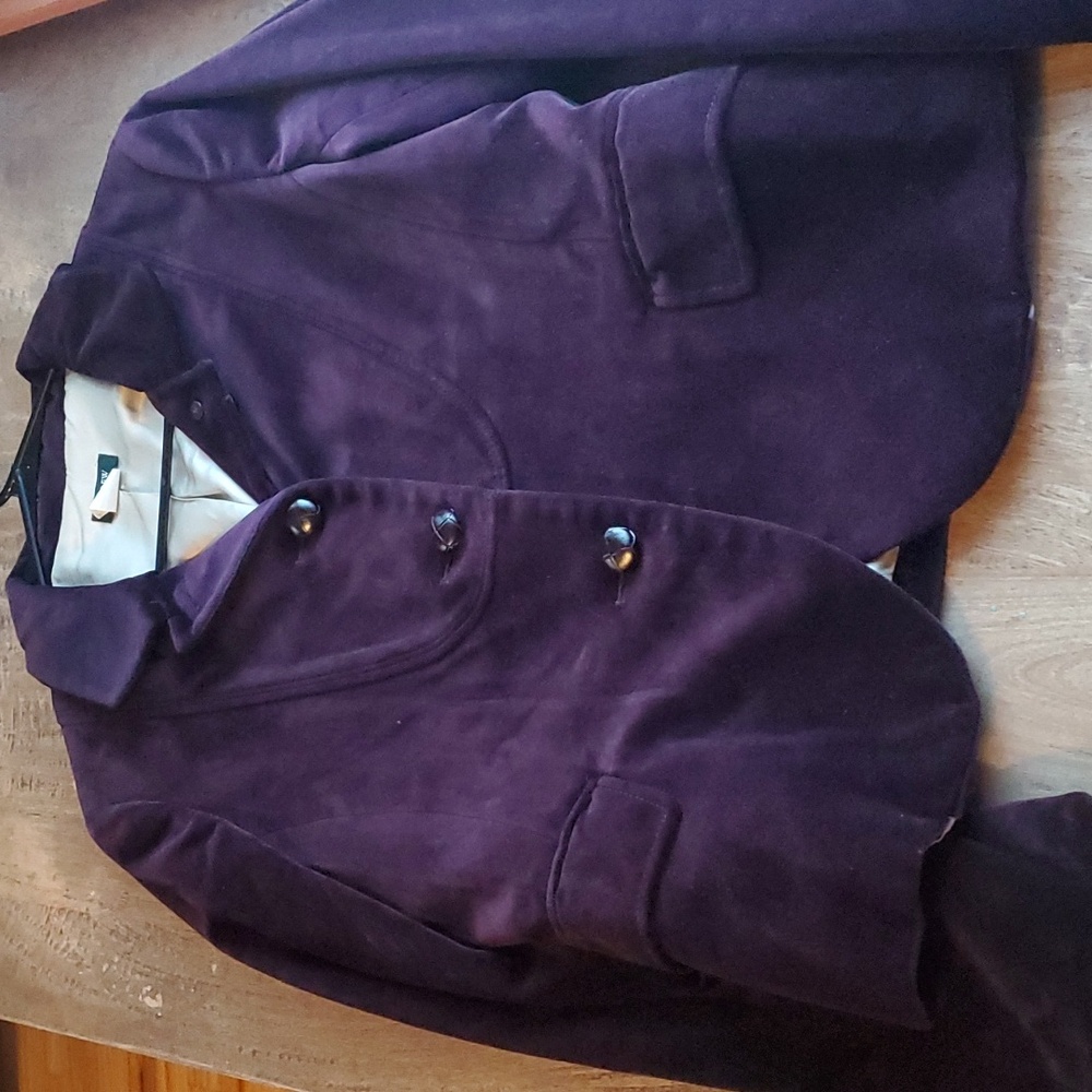 J. Crew Plum Velvet Blazer